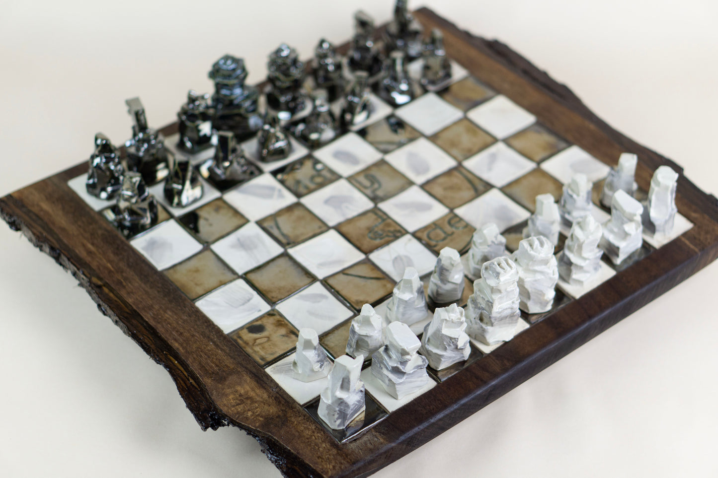"Battle of the Crux" (Chess Set), 2025 Mariia Luchuk