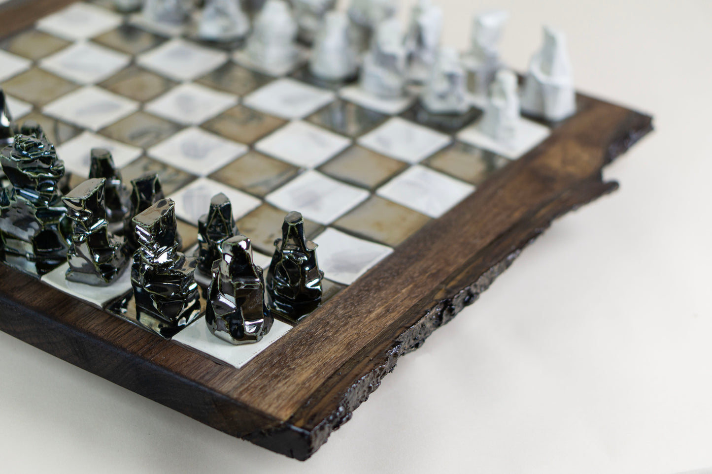 "Battle of the Crux" (Chess Set), 2025 Mariia Luchuk