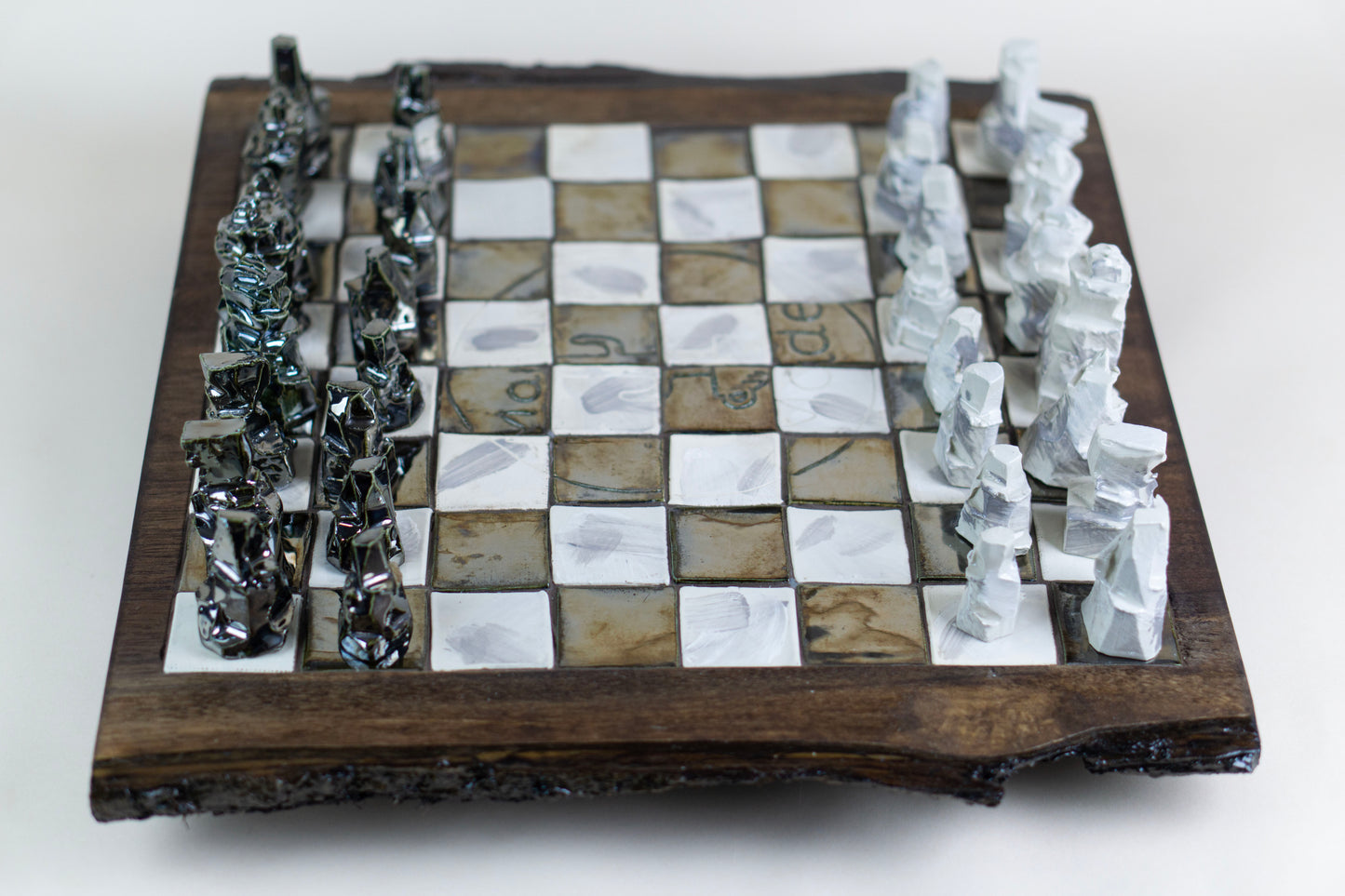"Battle of the Crux" (Chess Set), 2025 Mariia Luchuk