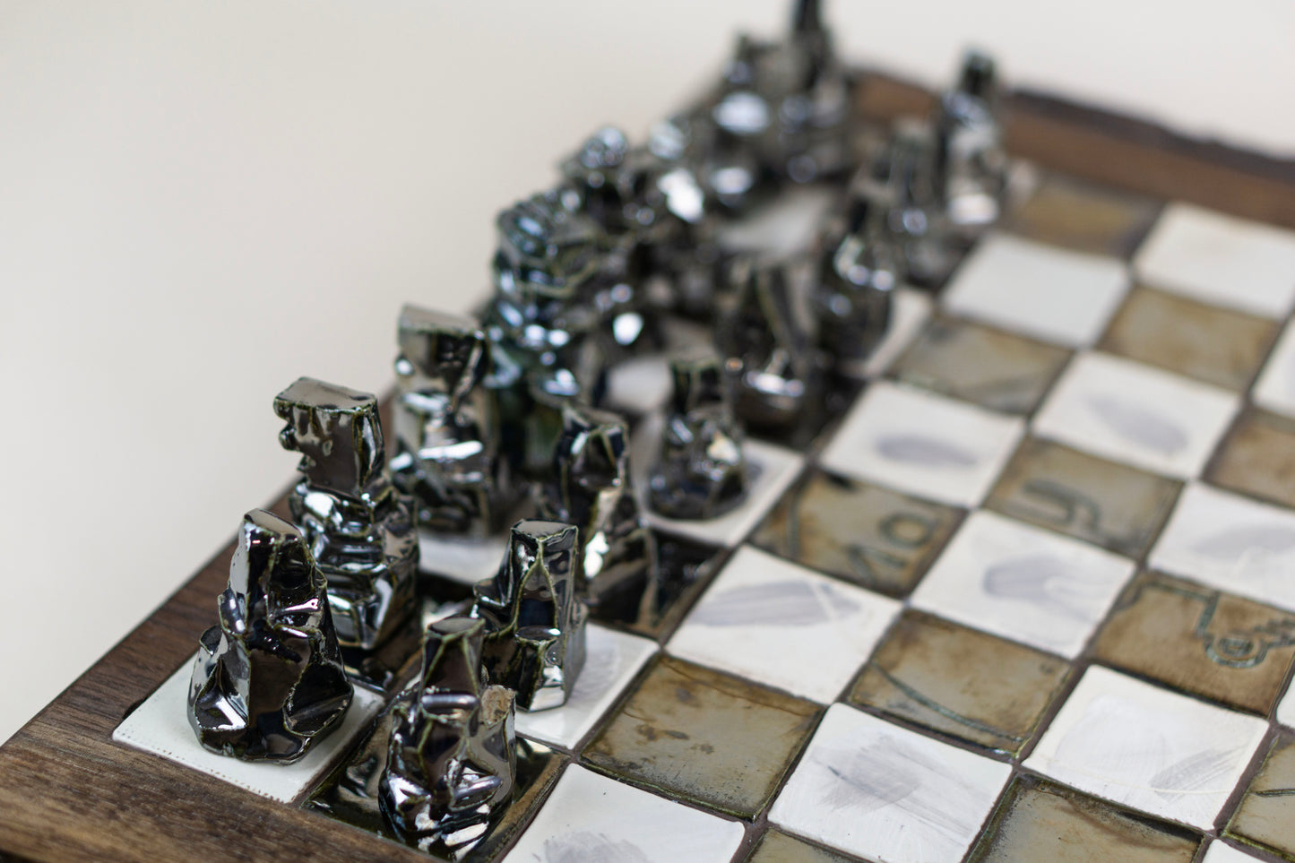 "Battle of the Crux" (Chess Set), 2025 Mariia Luchuk