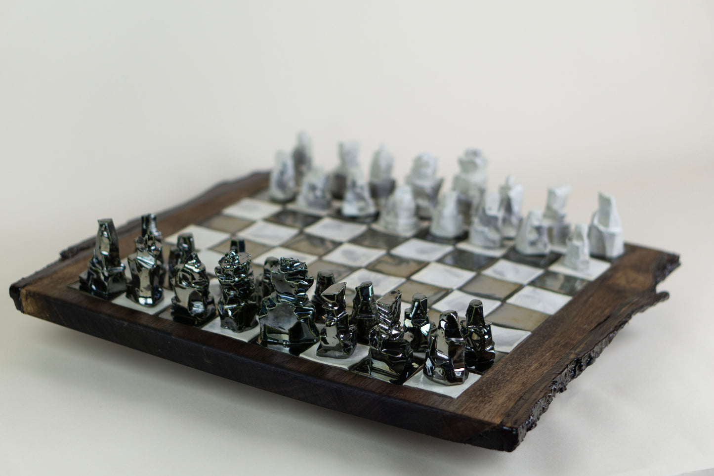 "Battle of the Crux" (Chess Set), 2025 Mariia Luchuk