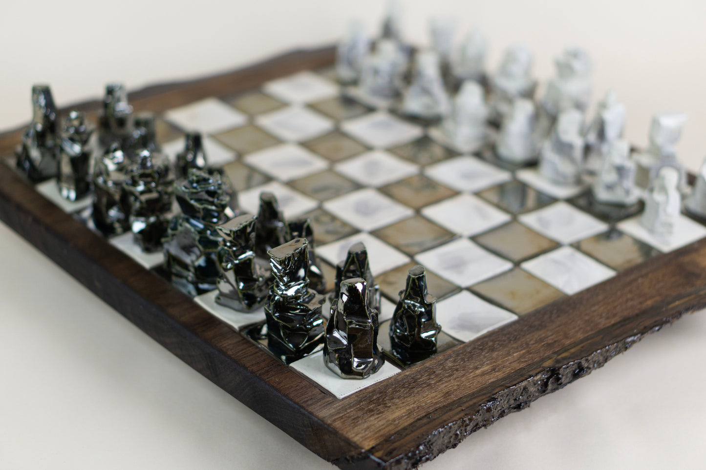"Battle of the Crux" (Chess Set), 2025 Mariia Luchuk