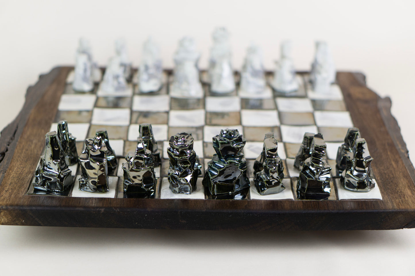 "Battle of the Crux" (Chess Set), 2025 Mariia Luchuk