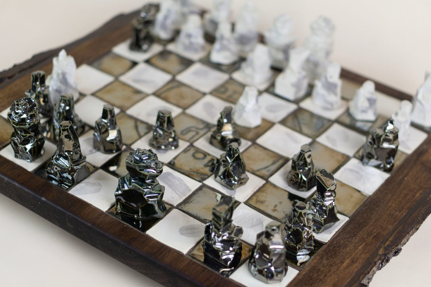 "Battle of the Crux" (Chess Set), 2025 Mariia Luchuk