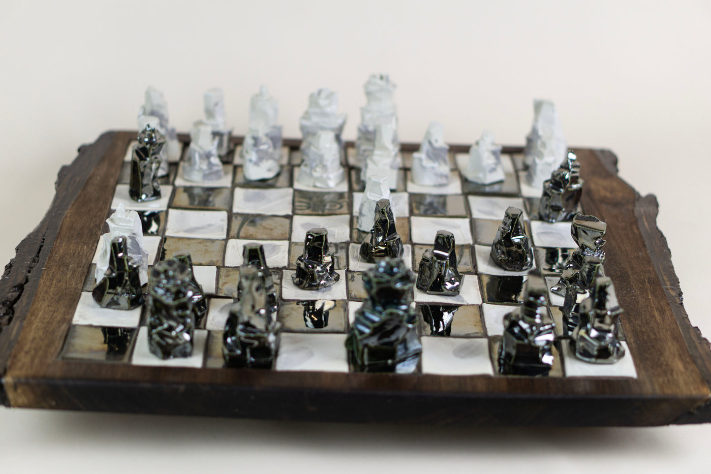 "Battle of the Crux" (Chess Set), 2025 Mariia Luchuk