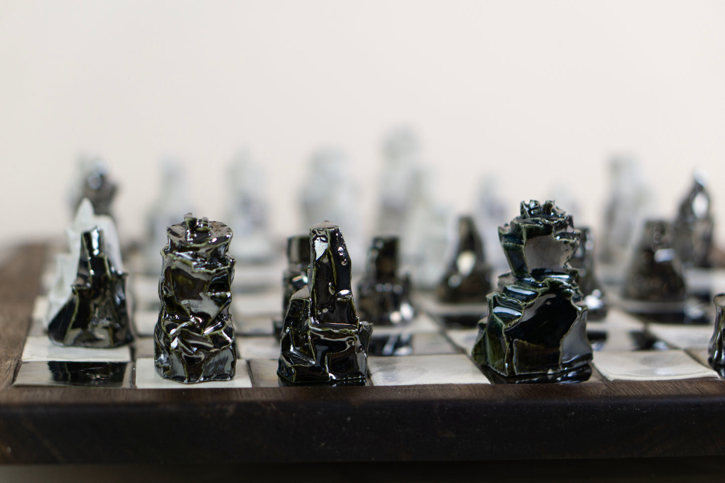 "Battle of the Crux" (Chess Set), 2025 Mariia Luchuk