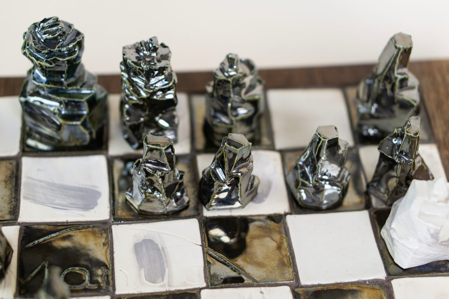 "Battle of the Crux" (Chess Set), 2025 Mariia Luchuk