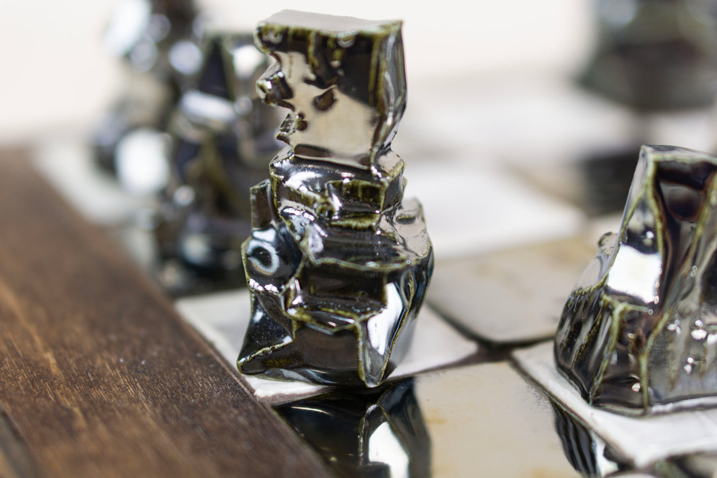 "Battle of the Crux" (Chess Set), 2025 Mariia Luchuk