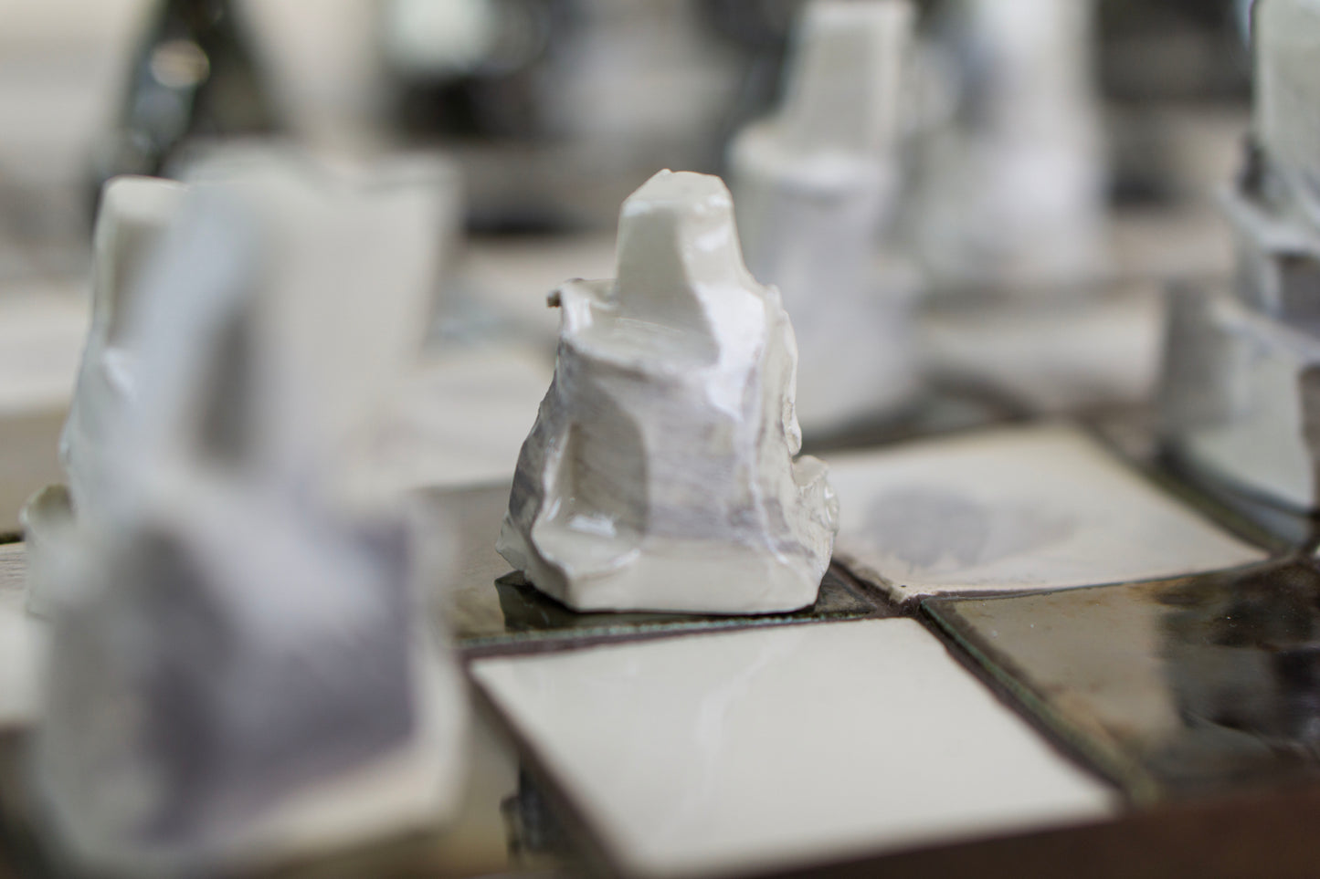 "Battle of the Crux" (Chess Set), 2025 Mariia Luchuk