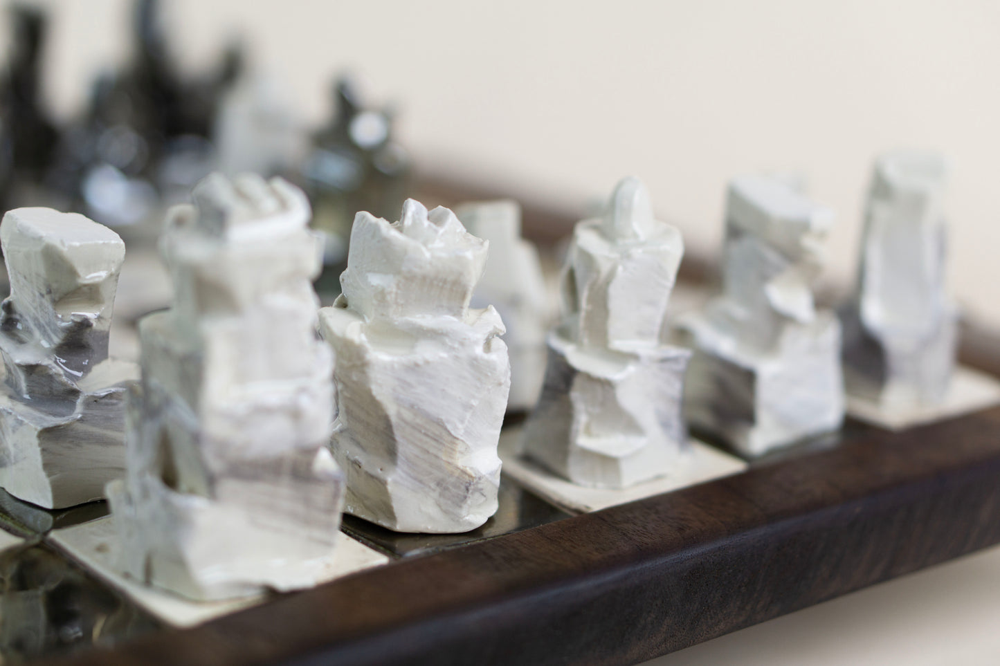 "Battle of the Crux" (Chess Set), 2025 Mariia Luchuk