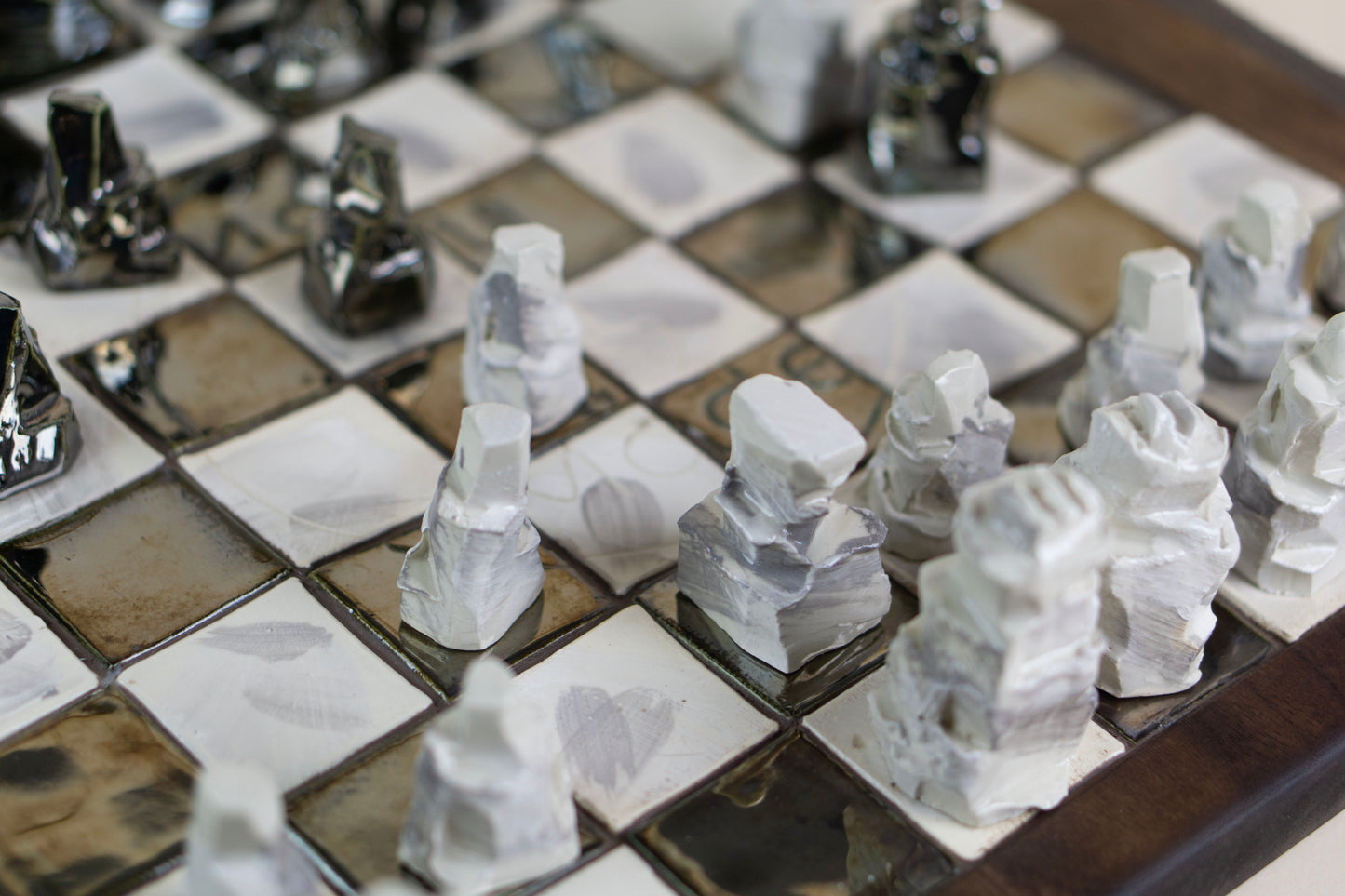 "Battle of the Crux" (Chess Set), 2025 Mariia Luchuk