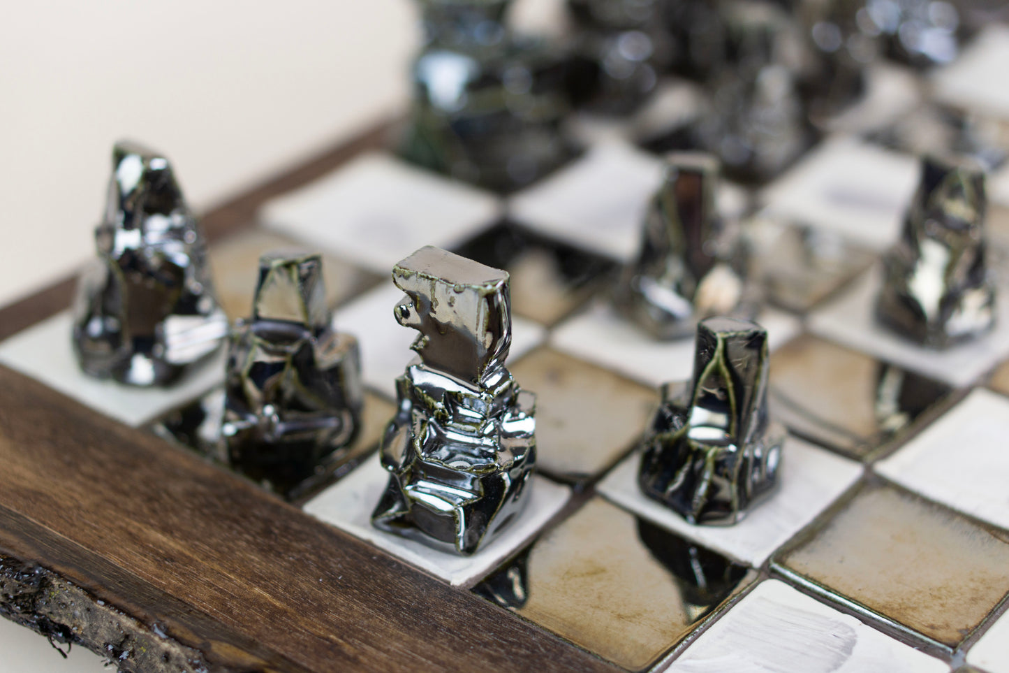 "Battle of the Crux" (Chess Set), 2025 Mariia Luchuk