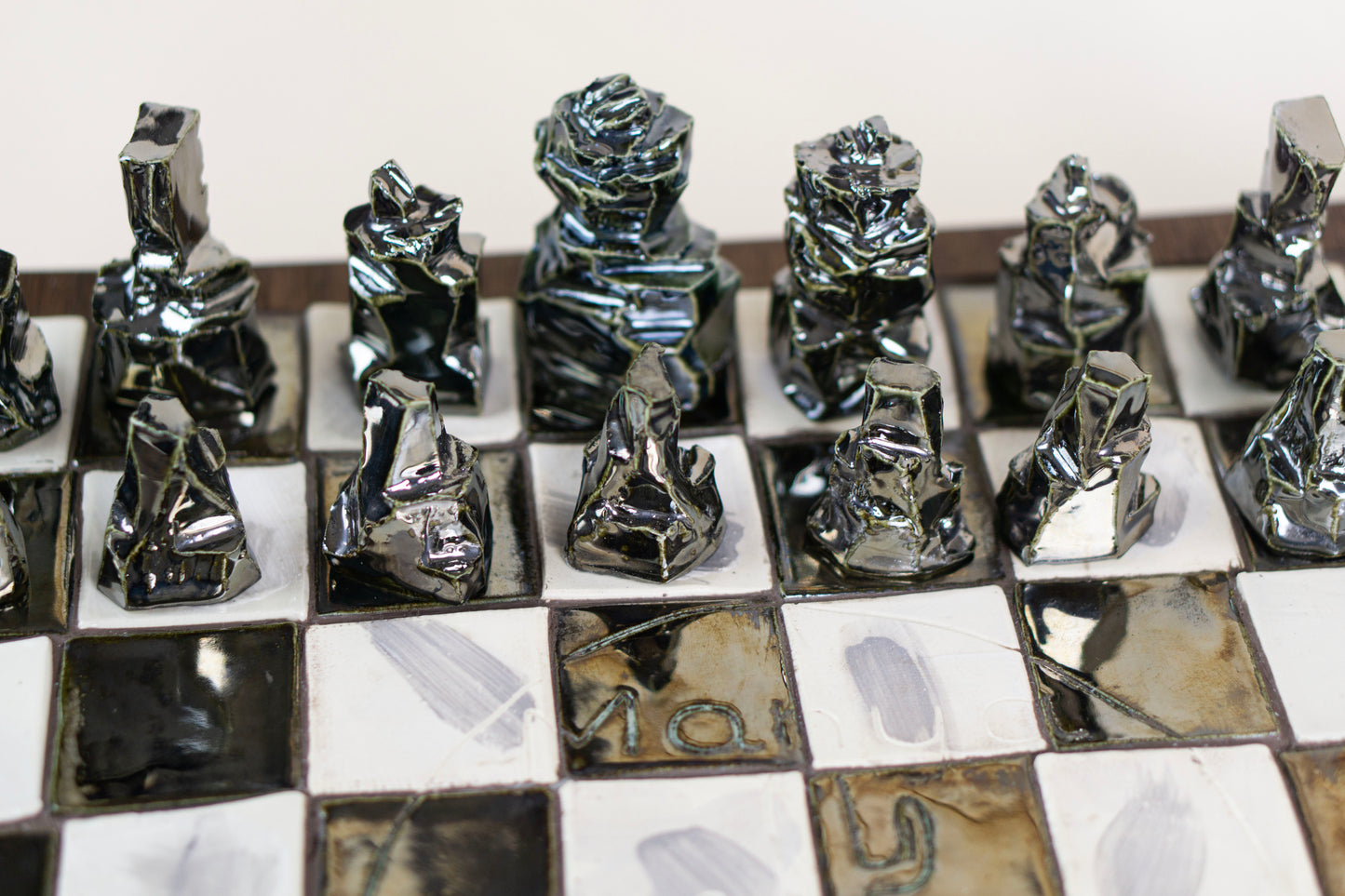 "Battle of the Crux" (Chess Set), 2025 Mariia Luchuk