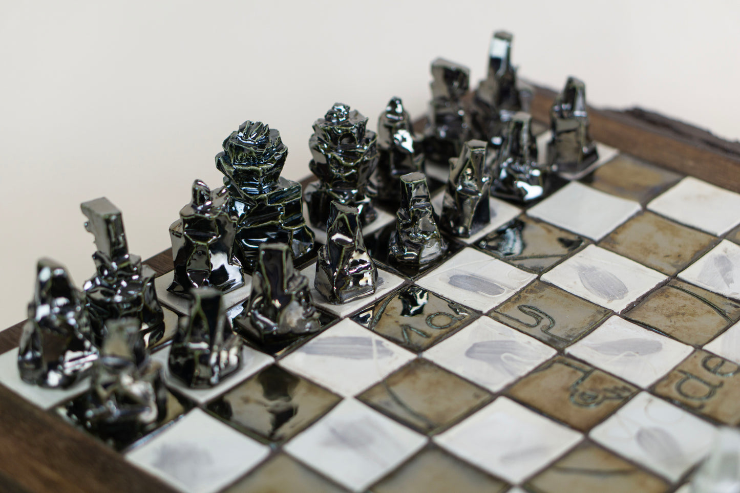 "Battle of the Crux" (Chess Set), 2025 Mariia Luchuk