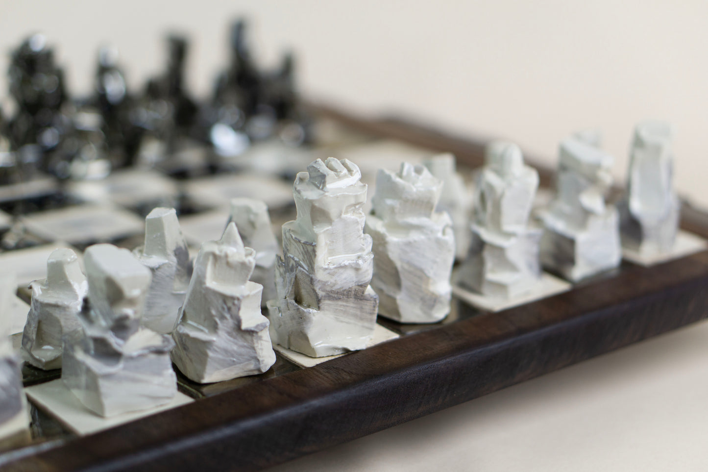 "Battle of the Crux" (Chess Set), 2025 Mariia Luchuk