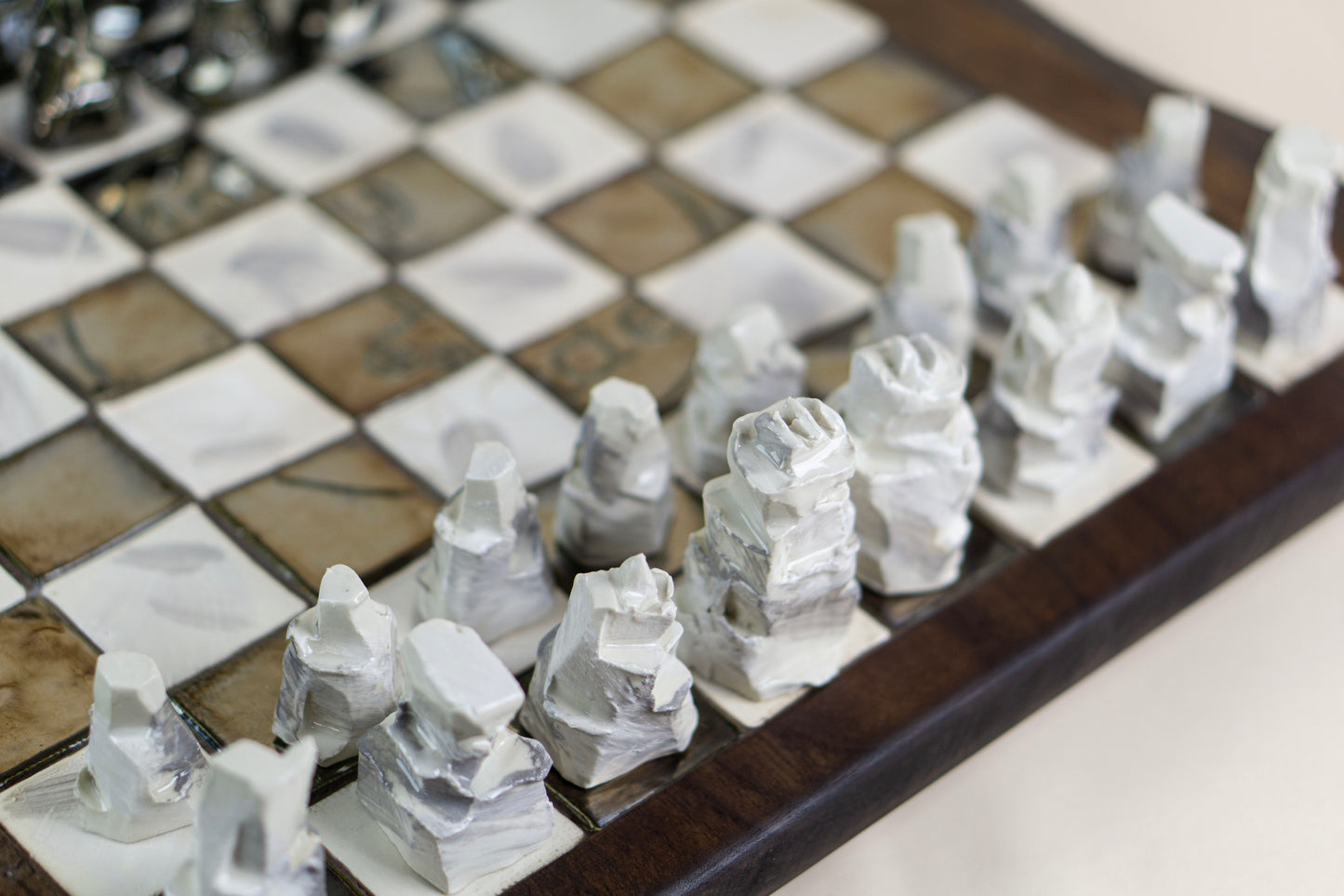 "Battle of the Crux" (Chess Set), 2025 Mariia Luchuk