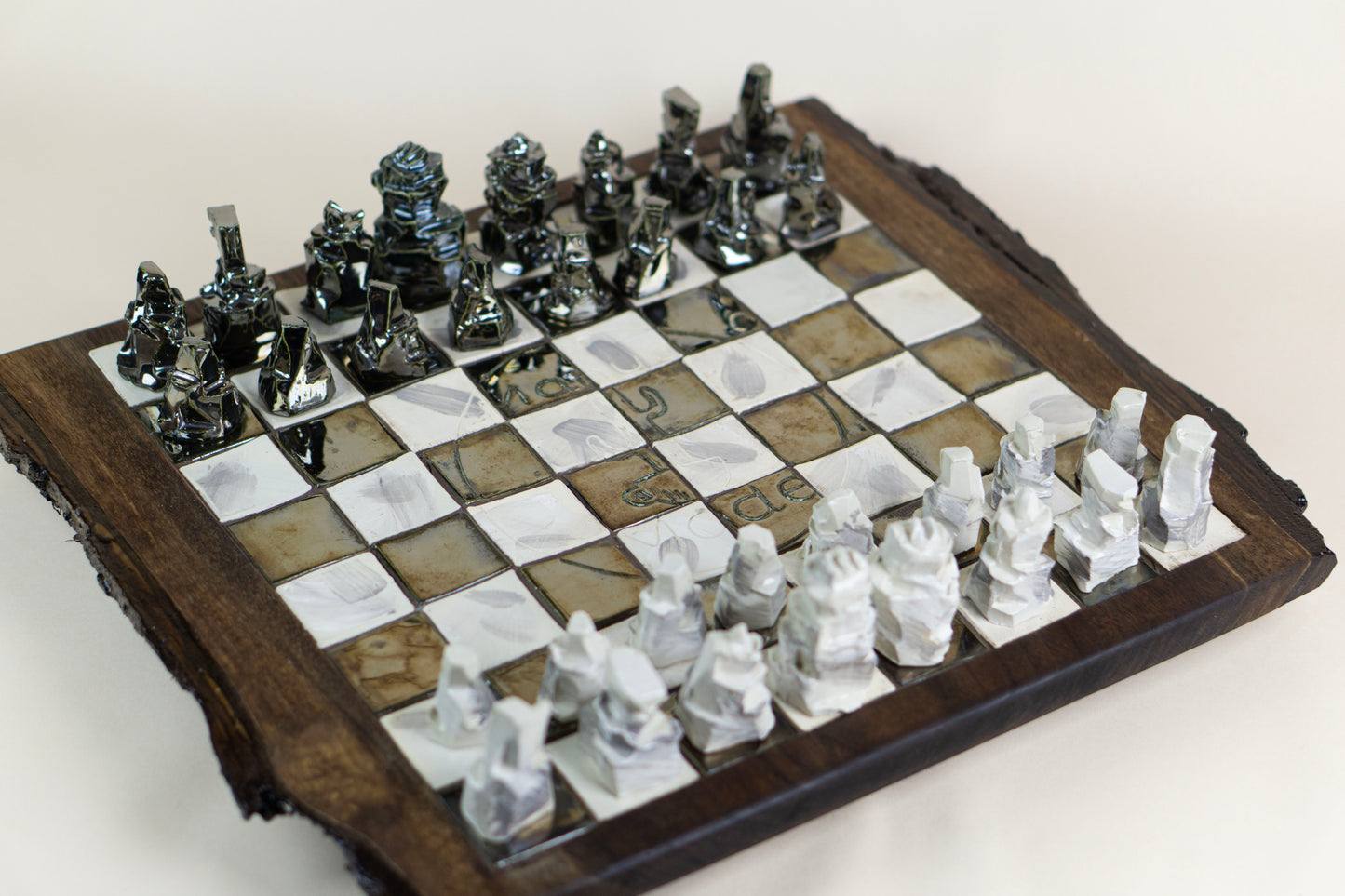 "Battle of the Crux" (Chess Set), 2025 Mariia Luchuk