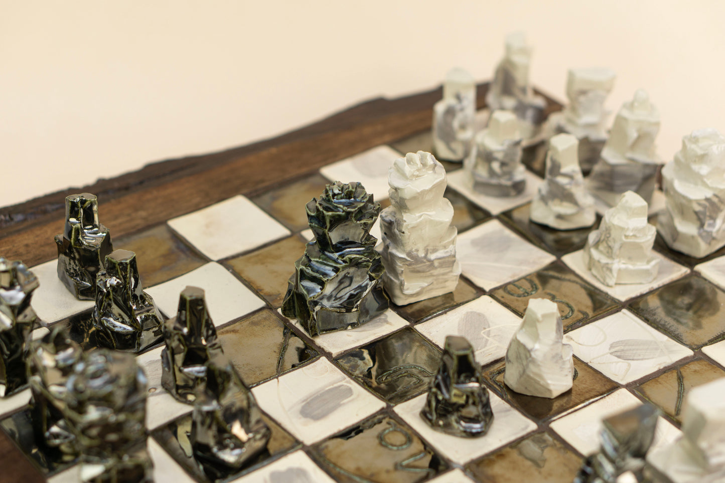"Battle of the Crux" (Chess Set), 2025 Mariia Luchuk