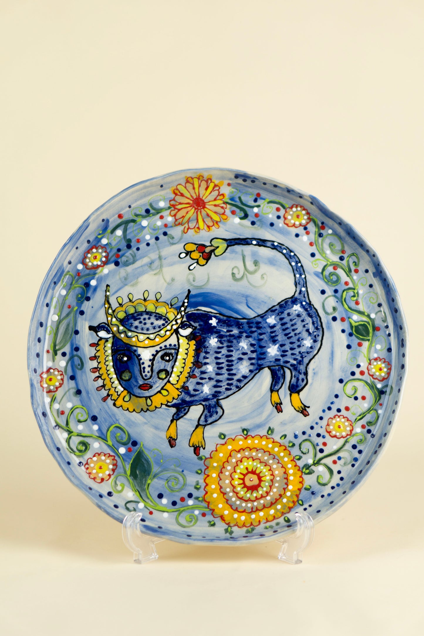 "Prymachenko in ceramic" Large Plate