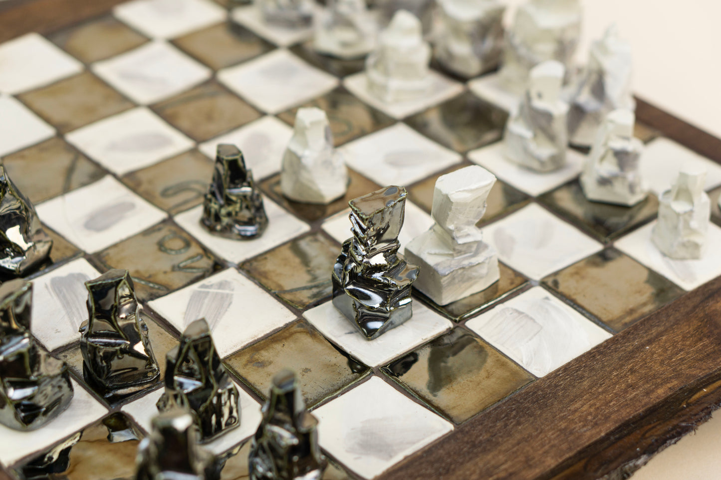 "Battle of the Crux" (Chess Set), 2025 Mariia Luchuk