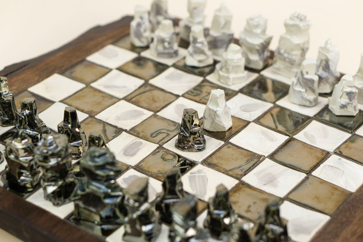 "Battle of the Crux" (Chess Set), 2025 Mariia Luchuk