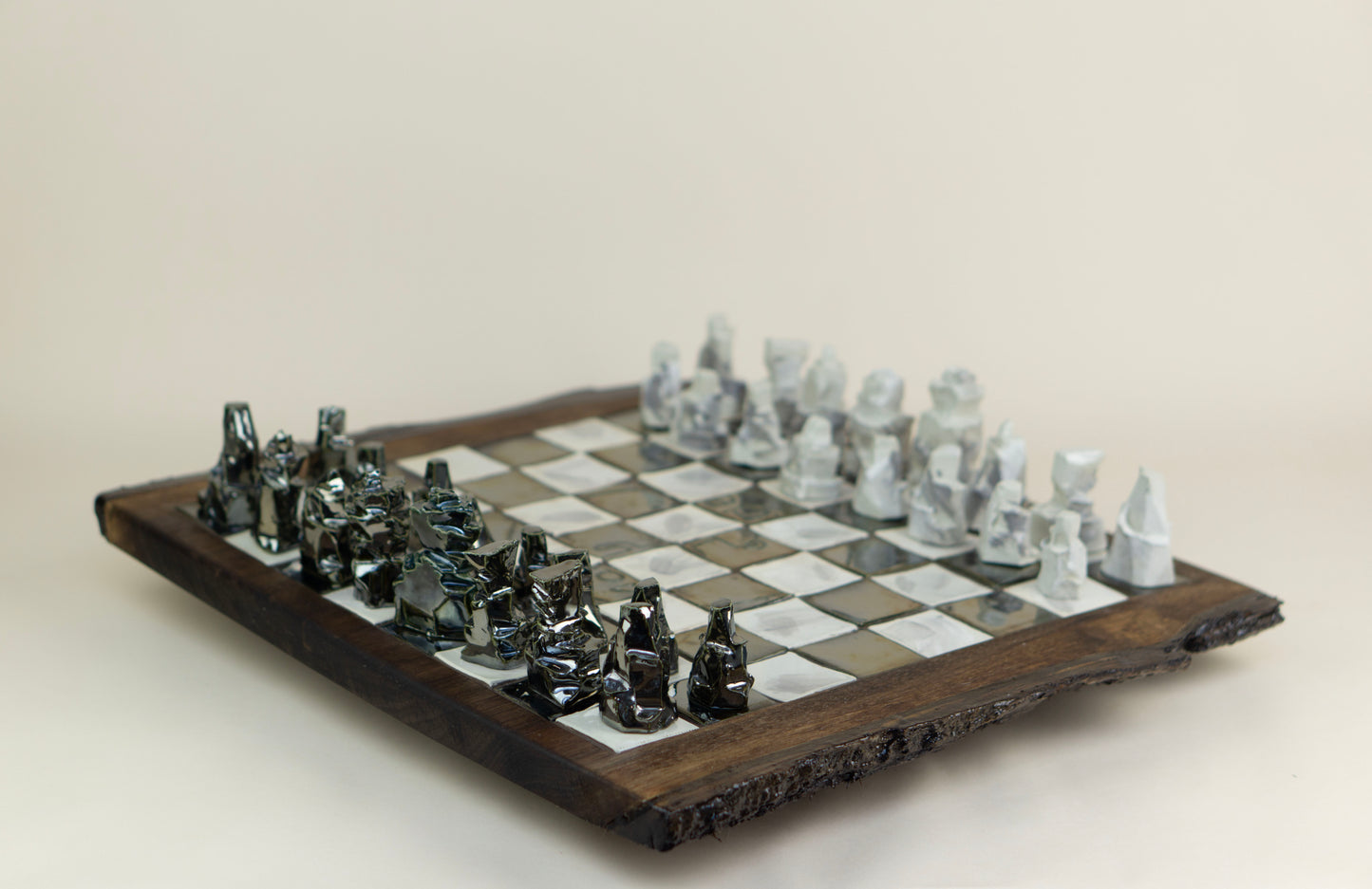 "Battle of the Crux" (Chess Set), 2025 Mariia Luchuk