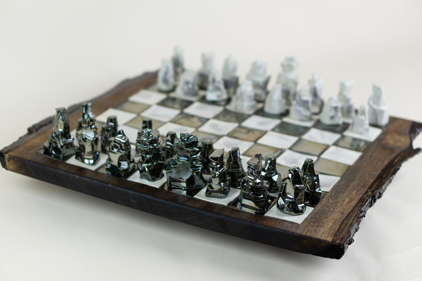 "Battle of the Crux" (Chess Set), 2025 Mariia Luchuk