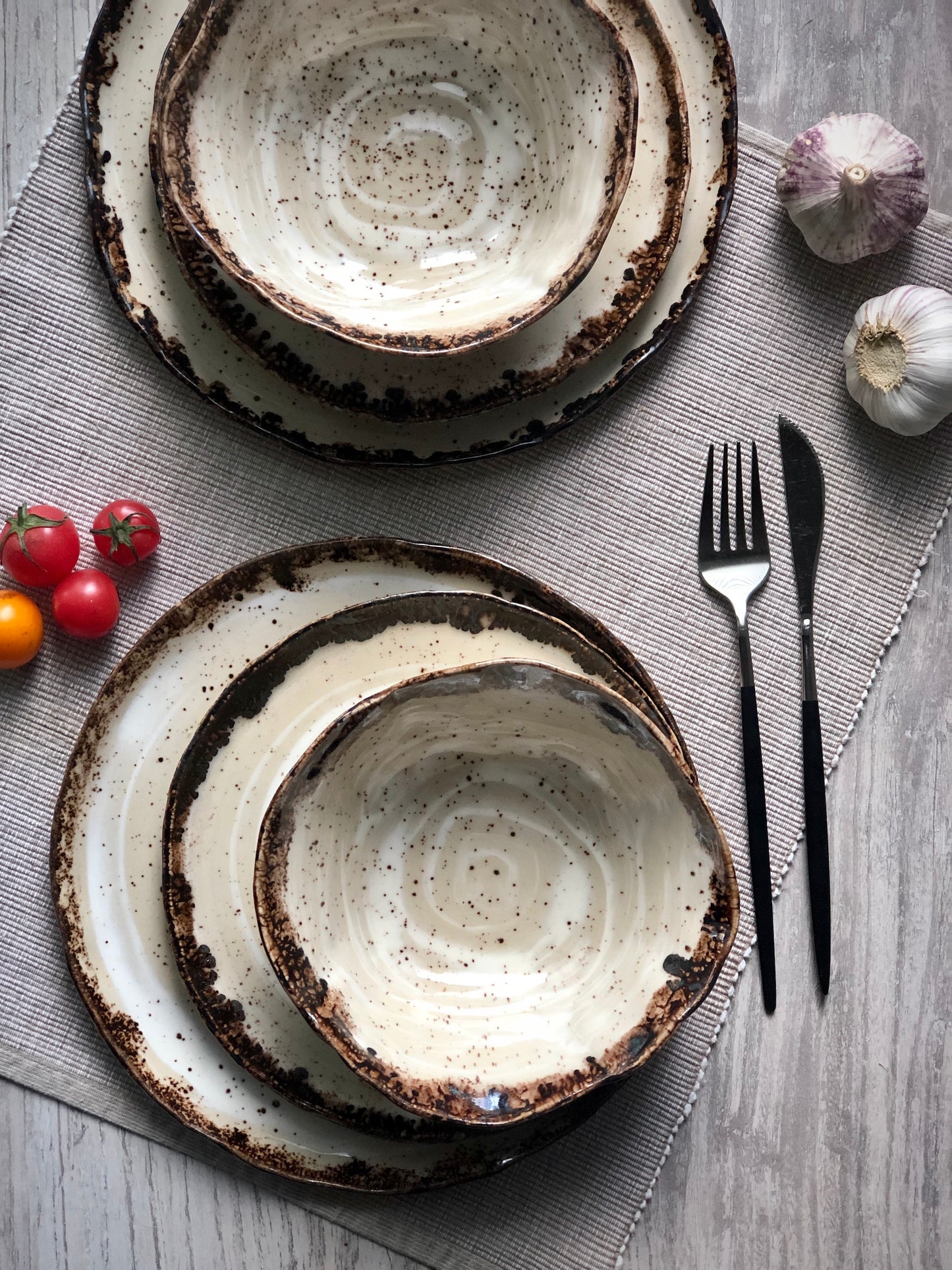 Modern Rustic Collection Dinnerware Set
