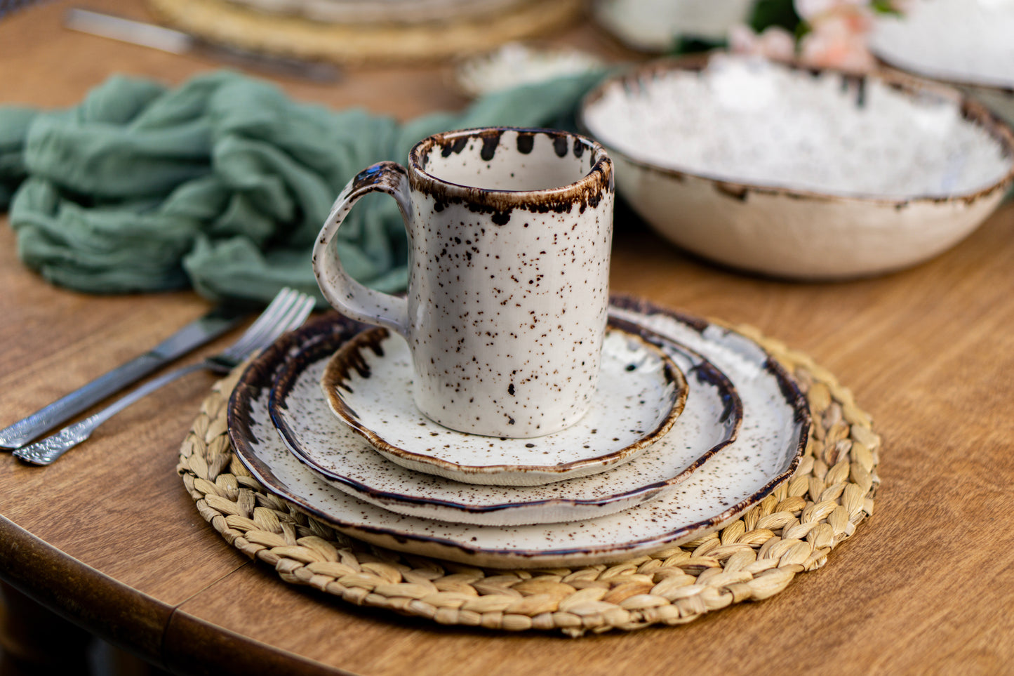 Modern Rustic Collection Dinnerware Set