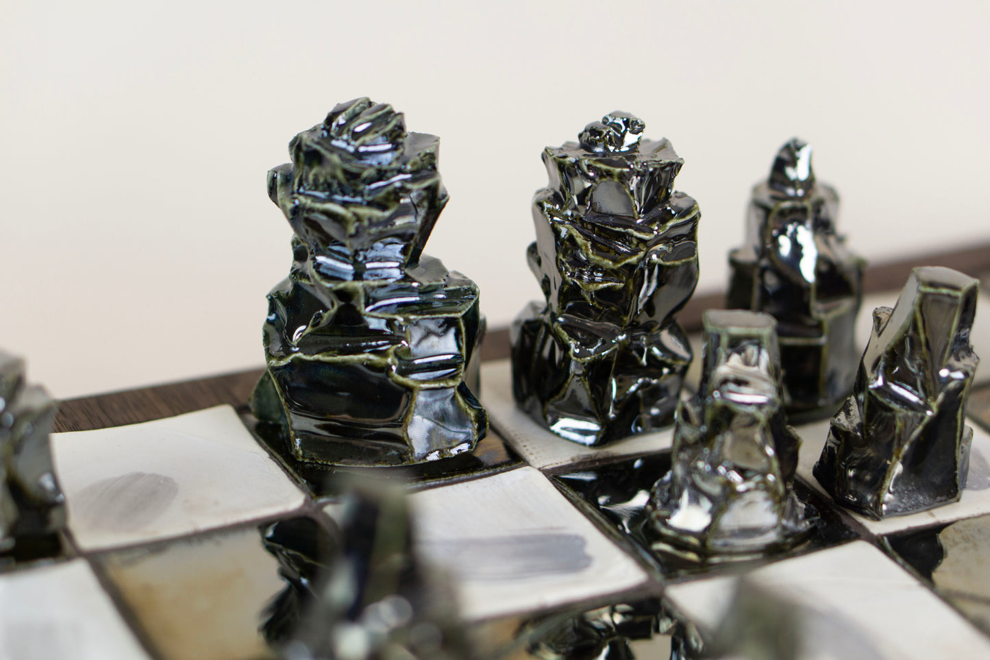 "Battle of the Crux" (Chess Set), 2025 Mariia Luchuk