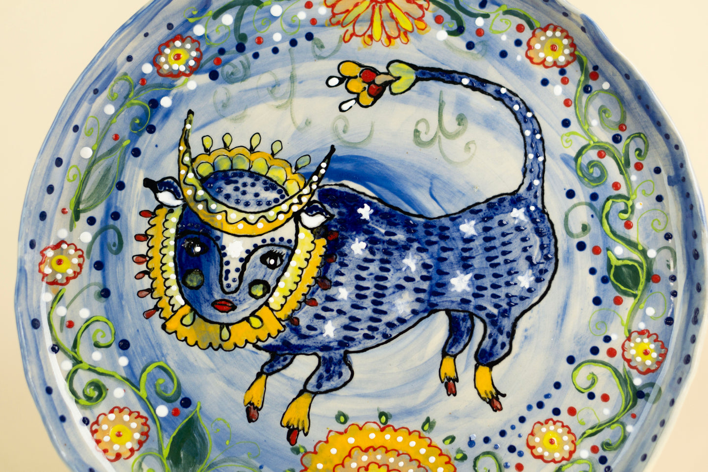 "Prymachenko in ceramic" Large Plate