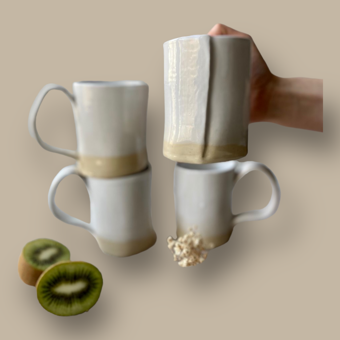 Arctic Grace Collection Sculpted Mugs 12 fl oz/350 ml