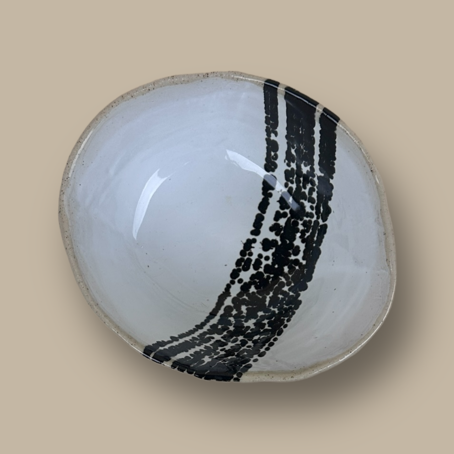 Black Splash Soup/Cereal Bowl