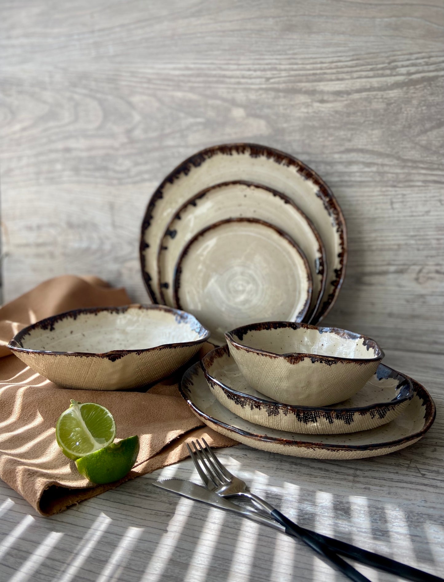 Modern Rustic Collection Dinnerware Set