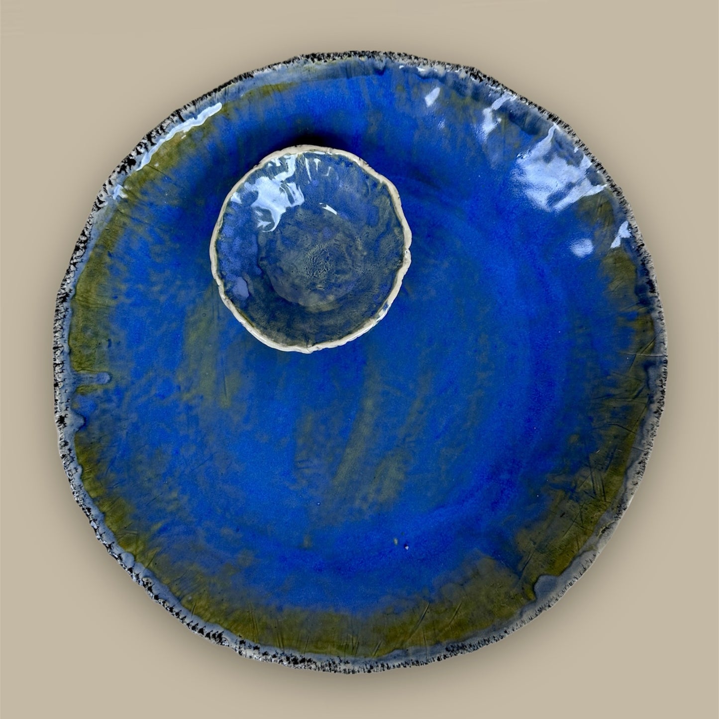 Ocean Oysters Collection Gelee Bowl 4"/10cm, h - 1"/3cm