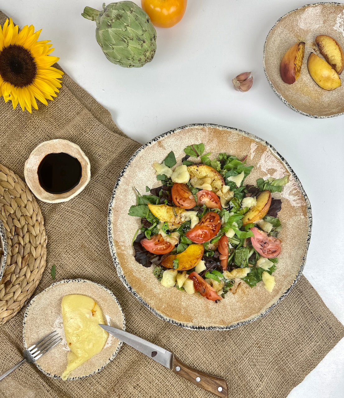 Sahara Stone Collection Ceramic Dinnerware Set