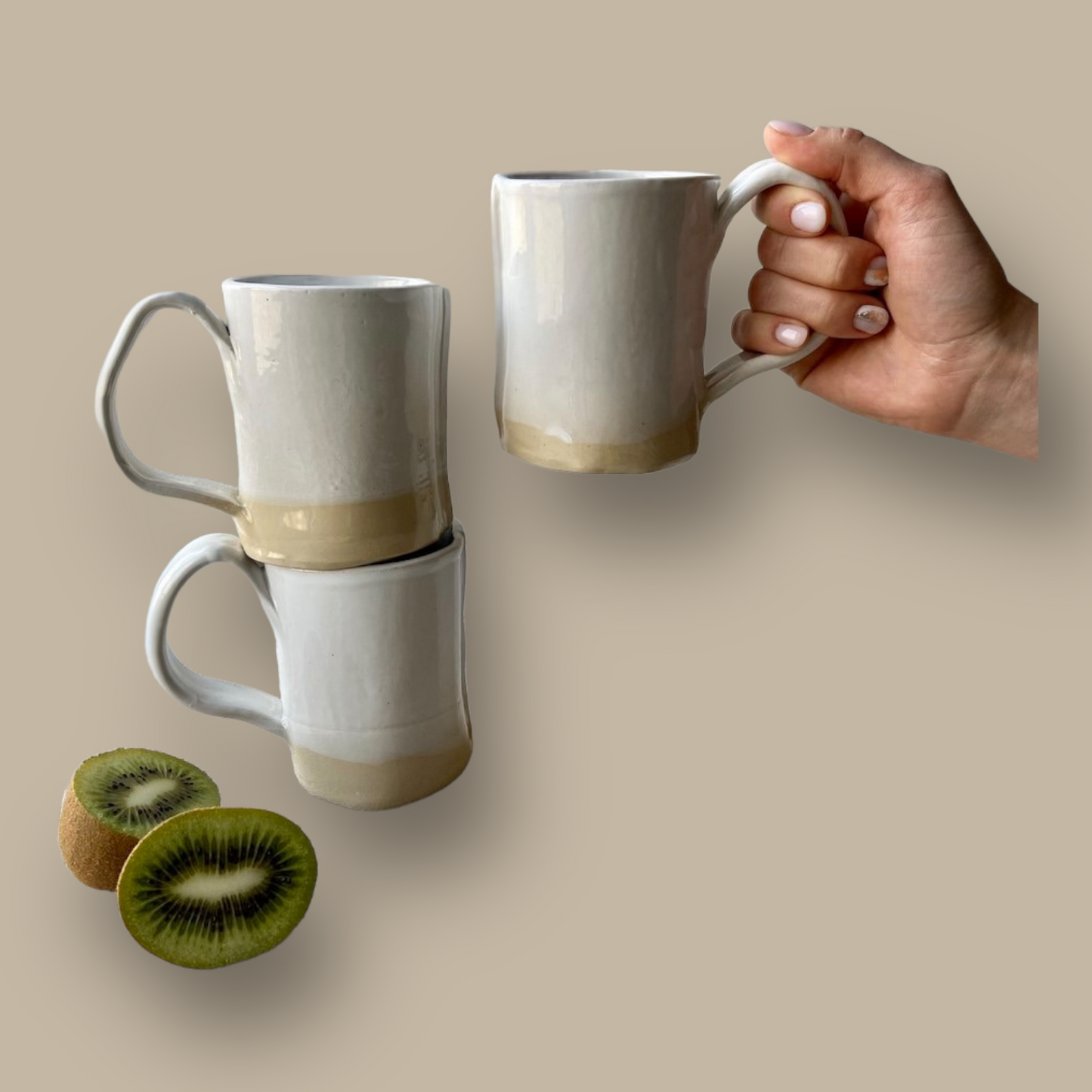 Arctic Grace Collection Sculpted Mugs 12 fl oz/350 ml