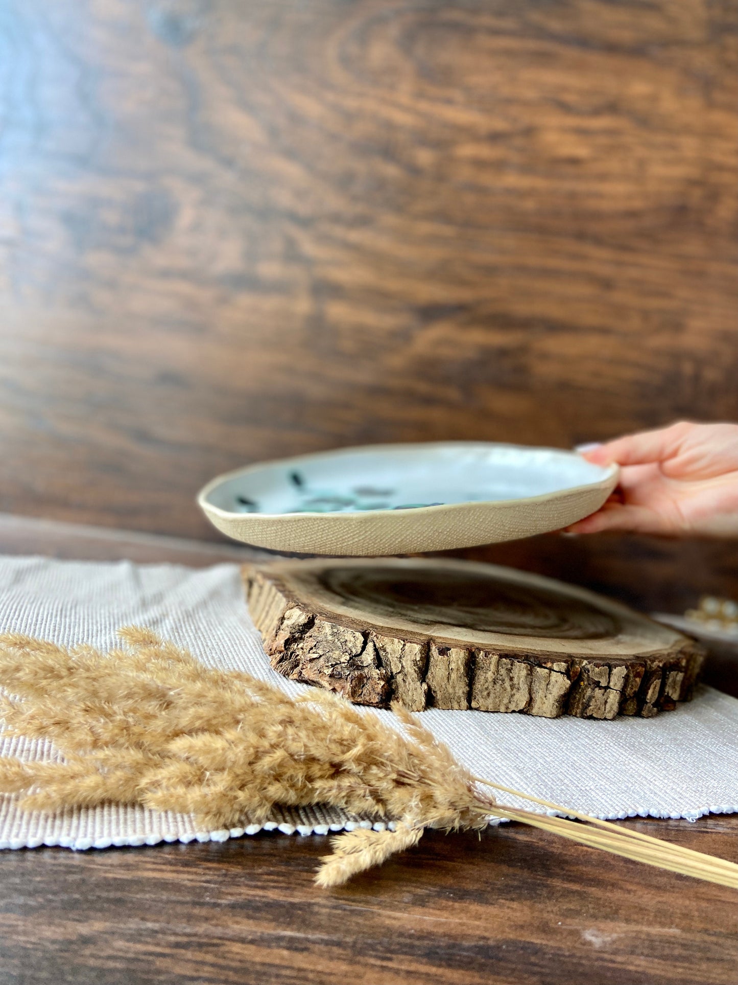 Lush Copper Flecks Dinnerware Set