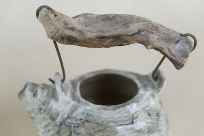 “Feral Kettle” curved ceramic tea set, Mariia Luchuk