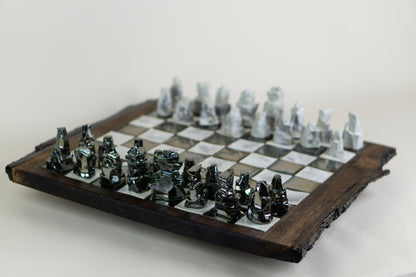 "Battle of the Crux" (Chess Set), 2025 Mariia Luchuk
