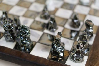 "Battle of the Crux" (Chess Set), 2025 Mariia Luchuk