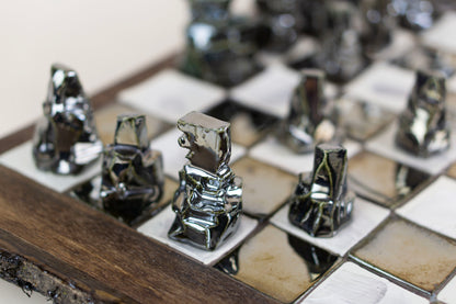 "Battle of the Crux" (Chess Set), 2025 Mariia Luchuk