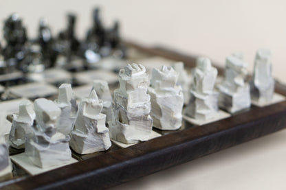 "Battle of the Crux" (Chess Set), 2025 Mariia Luchuk