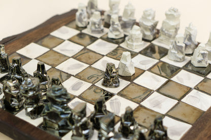 "Battle of the Crux" (Chess Set), 2025 Mariia Luchuk