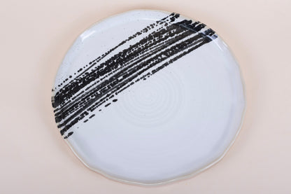 Black Splash Collection Main Course Plate 12''/30 cm