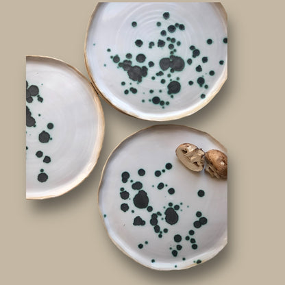 Lush Copper Flecks Dinner Plate