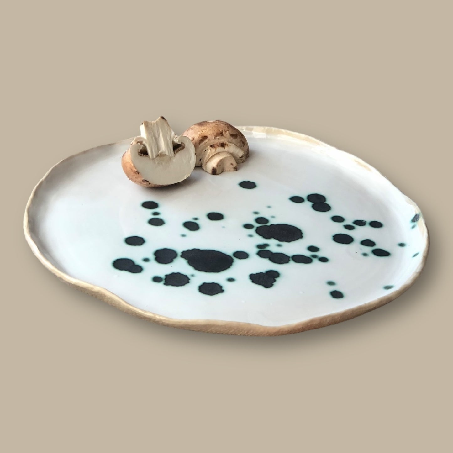 Lush Copper Flecks Dinner Plate