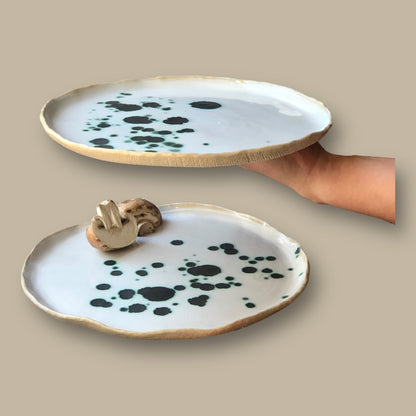 Lush Copper Flecks Dinner Plate