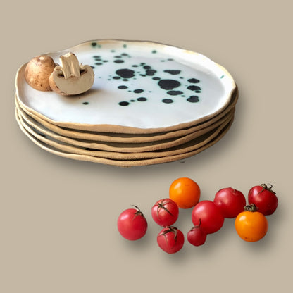 Lush Copper Flecks Dinner Plate