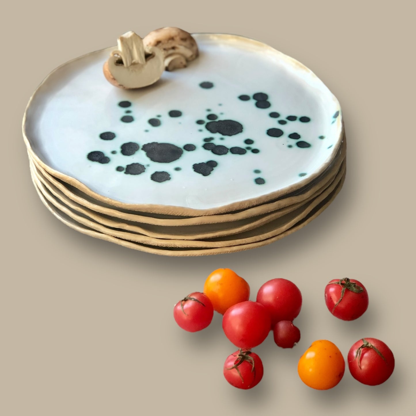 Lush Copper Flecks Dinner Plate